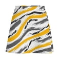 thumbnail image 5 of Brush Textured Skirt Female Yellow And Black Vintage Mini Skirts Summer Harajuku High Wais, 5 of 7
