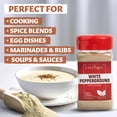 thumbnail image 3 of Eastanbul White Pepper Ground, Premium Ground White Pepper Powder, 7.1oz, 3 of 8
