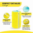 thumbnail image 6 of Shoe Washing Machine Bag 2-Pack Reusable Yellow Value Pack for Tennis Sneakers & Slippers Secure Zipper Lock Quiet Tangle-Free 360° Deep Clean - Laundry, 6 of 7