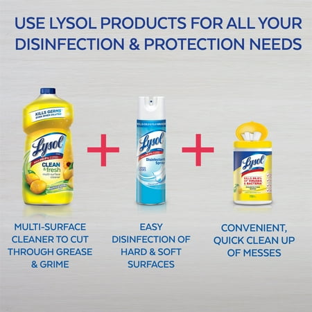 Lysol Clean & Fresh Multi-Surface Cleaner, Tangerine & Mango, 40oz