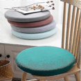 thumbnail image 2 of Round Memory Foam Cushion Breathable Padded Stool Cover Washable Mat for Home Bedroom, 2 of 5