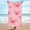 6-Pink, variant on LYEAA Large Beach Towels Microfiber 90x180cm Sandproof Beach Mat Beach Towel Plaid Beach Blanket Lightweight Seaside Sitting Blanket for Travel Vacation Swimming Pool Pink