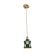 thumbnail image 1 of Lámpara colgante de granja con cadena colgante, pantalla de cristal, casquillo E27, luces de techo 15cmx21cm, 1 of 9