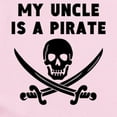thumbnail image 2 of CafePress - My Uncle Is A Pirate Body Suit - Baby Light Bodysuit, Size Newborn - 24 Months, 2 of 4