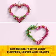 thumbnail image 6 of LEGO Heart Ornament Building Toy - Valentines Day Craft & Gift for Girls & Boys, Ages 9+ - Build & Display Home Decor - 40638, 6 of 8
