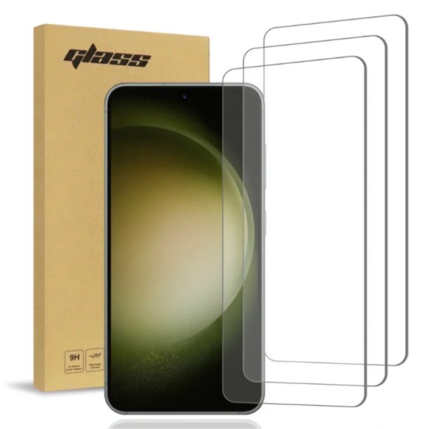 Protector de Pantalla de Cristal 2.5D para Samsung Galaxy S23 Plus (3 Unidades por Paquete)
