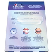 Crest 3D Whitestrips 1-Hour Express At-home Teeth Whitening Kit, 10 Treatments, 12 Levels Whiter in 10 days