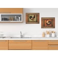 thumbnail image 2 of Brown and Green Country Rustic Rooster Adult Kitchen Decor; 2- 14" x 11" Unframed Prints, 2 of 3