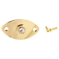 thumbnail image 3 of Enchufe salida ovalada para bajo de guitarra eléctrica dorado con tornillos shamjiam Jack ovalado de guitarra, 3 of 8