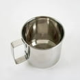 thumbnail image 2 of Sturdy Stainless Steel Backpacking Camping Drinking Cup with Handle Set of 4, 2 of 4