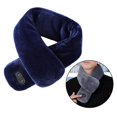 thumbnail image 1 of Bufanda de invierno Bufanda térmica Mensaje USB Recargable Mujeres Hombres Bufanda de calefacción Bufanda Cuello Bufanda Felpa Suave Cuello cá Azul real Macarena Bufanda de cuello de invierno para mujer, 1 of 8