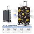 thumbnail image 6 of Balery Luggage Cover yellow Pumpkin Corn Print Suitcase Covers for Luggage Elastic Washable Suitcase Protector Fits 18-32 Inch Luggage-Large, 6 of 9