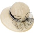 thumbnail image 1 of Sombrero Derby de Organza para Mujer - Sombrero Derby Kentucky de ala ancha para fiestas de té, bodas y eventos religiosos, 1 of 7