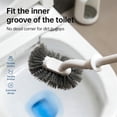 thumbnail image 5 of Toilet Brush With Base Toilet Cleaning Brush For Household Use No Dead Corners Dirt Removal Long Handle Toilet Cleaning Brush, 5 of 6