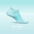 thumbnail image 3 of Feetures High Performance Max Cushion Ankle Sock - No Show Socks for Women & Men with Heel Tab - Sea Glass, L (1 Pair), 3 of 7