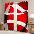 thumbnail image 2 of Geometric Blackout Curtains Red Black White Grey Bold Stripe Abstract Curtains & Drapes,Striped Lines Window Curtains Stripes Geometry Window Treatments 38"Wx45"L, 2 of 5