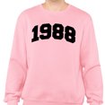 thumbnail image 2 of 1988 College Style Sweatshirt Unisex 3X-Large Pink, 2 of 5