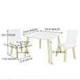 thumbnail image 2 of Children's table and chair set, wooden game table, fun game tools, 2 of 10