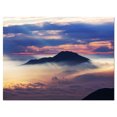thumbnail image 2 of Amazing Java Montagne dans le Brouillard - Art sur Toile Paysage Surdimensionné, 2 of 3