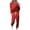 zb-Red, variant on Hvyesh Women's Sweatsuit Set Casual 2 Piece Outfit Lounge Pajamas Set Long Sleeve Top Sweatpant Set Jogger Tracksuits