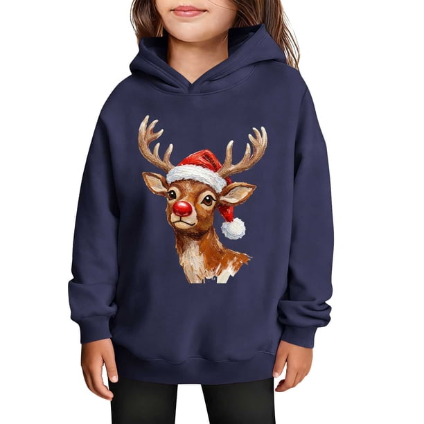 Sudaderas con capucha para niños y niñas, sudaderas casuales de manga larga, lindas sudaderas de gran tamaño con bolsillo de polar, chaquetas para niñas