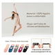 thumbnail image 4 of Calcetines De Yoga Bloosom Danza Pilates Antiderrapantes 5 Pares Multicolores, 4 of 4
