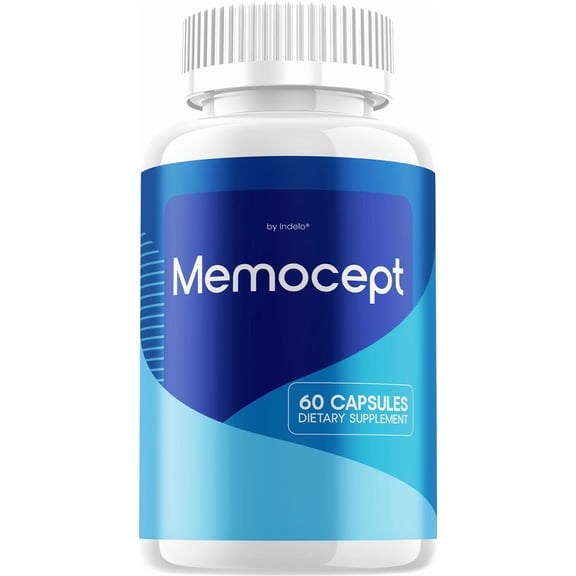 Memocept Capsules – Memocept Natural Blend Memory Focus Support Supplement, 1 Pack, 60 Capsules