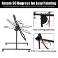 thumbnail image 5 of Adjustable Auto Bumper Repair Stand with Wheels, Holds Plastic Car Bumper Covers for Automotive Bodyshop Repair - Multiple Angles, 5 Locking Positions, 5 of 7