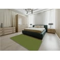 thumbnail image 5 of Ahgly Company Machine Washable Indoor Square Transitional Army Green Area Rugs, 6' Square, 5 of 7