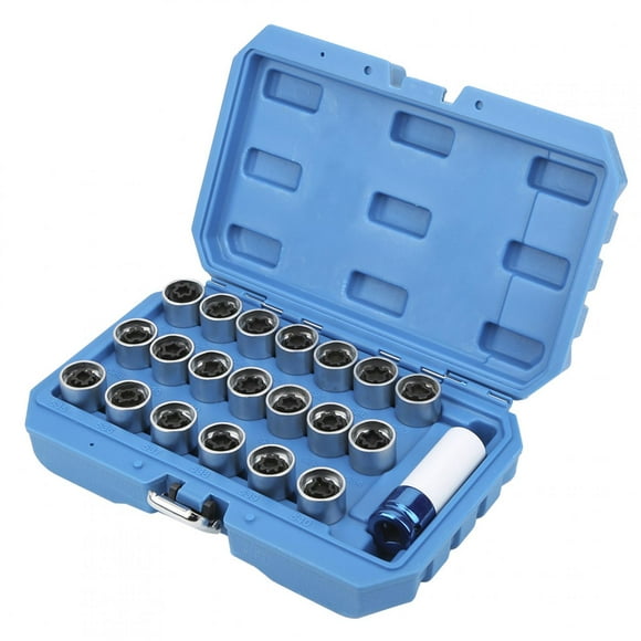 Wheel Nut Extractor,21Pcs Set Wheel Locking Wheel Locking Lug Nut Key Set Lug Nut Lock Remover Next-Gen Design