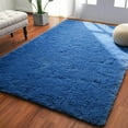 thumbnail image 6 of Lochas Soft Soild Area Rug Shag Carpet Plush Rug for Living Room Bedroom Kidroom Fluffy Mat, 4'x 6',Indigo, 6 of 7