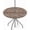 Vintage Wooden Appeal, variant on Rustic Wooden Board Round Outdoor Tablecloth with Umbrella Hole, Round Fitted Table Cloth with Elastic Zippered Table Covers 36-44in Waterproof Umbrella Tablecloths Circle Elastic Table Cover