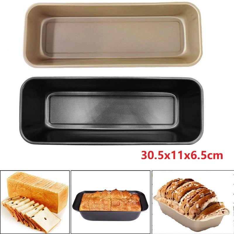 Non Stick Metal Loaf Pan Baking Fruit Cake Bread Tin Oven Tray 30.5x11x6.5cm 