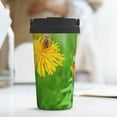 thumbnail image 6 of Balery Bees Pollinates A Yellow Dandelion Pattern Insulated Coffee Travel Mug Stainless Steel Vacuum Coffee Cup Leakproof with Screw Lid Coffee for Hot/Iced Beverage - 500ml, 6 of 8