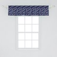 thumbnail image 2 of Ambesonne Botanical Window Valance, Pattern of Falling Leaves, 54" X 12", Multicolor, 2 of 3