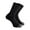 Black, variant on Mosey 1 Pair Winter Fall Basketball Socks Color Matching High Elasticity Soft Warm Anti-slip Mid-tube No Odor Breathable Moisture-wicking Unisex Casual Sports Socks