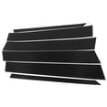thumbnail image 4 of Window Pillar Trim, Thin 6 PCS Door Window Pillar Trim 4D Style  For Vehicle, 4 of 8