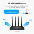 thumbnail image 3 of Router WiFi TP-Link AC1200 Gigabit Archer A6 de doble banda, 3 of 7