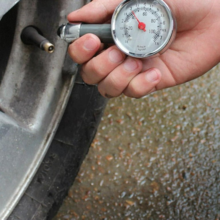 Tire Pressure Gauge Dial Type Air Pressure Tire Gauge Universal