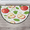 Multicolour 2, variant on CURLYOOT Bird Half Round Door Mat 24'' x 36'', Indoor Outdoor Entrance Rug, Semi Circular Area Rug, Non Slip Washable Absorbent Doormat, Watercolor Blossom Flowers Laundry Room Rug