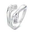 thumbnail image 2 of Xihbxyly Anillo de Abrazo de Oro, Diseño Único para El Brazo, Tamaño Ajustable, Regalo Especial para Ocasiones Especiales, Ideal para Parejas o Amigos, Joyería Elegante y Atemporal., 2 of 2