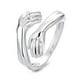 thumbnail image 1 of Anillos para mujer, regalos para mujer, oro, personalidad, moda, abrazos, abiertos, huevos de colores, 1 of 3