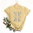 thumbnail image 4 of Pisexur Hauts pour Femmes, Hauts d'Été pour Femmes, Hauts pour Dames, Nouveau Pull à Manches Courtes Col Rond Décontracté Imprimé Khaki,S, 4 of 5