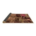 thumbnail image 2 of Ahgly Company Indoor Round Patchwork Brown Transitional Area Rugs, 7' Round, 2 of 4
