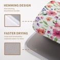 thumbnail image 3 of Spring Floral Dish Drying Mat Flowers Summer Kitchen Mat Dish Drying Pad Absorbent Dish Dryer Mat for Kitchen Countertops Microfiber Dishes Drainer Pad Dish Drying Rack Mat (18x24 in), 3 of 7