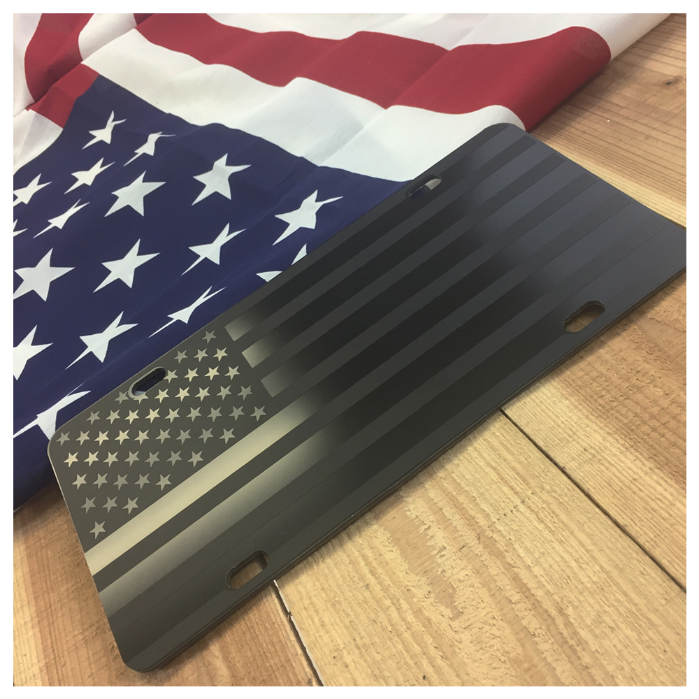 Personalized License Plate Black Bowtie Custom License Plate Black