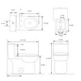 thumbnail image 6 of DeerValley Ursa DV-1F52677 Elongated One-Piece Toilet Ceramic  0.8/1.28 GPF Dual Flush Bathroom Toilets, 6 of 13
