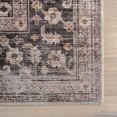 thumbnail image 5 of nuLOOM Rania SplashGuard Medallion Machine Washable Area Rug, 9' x 12', Rania Brown, 5 of 11