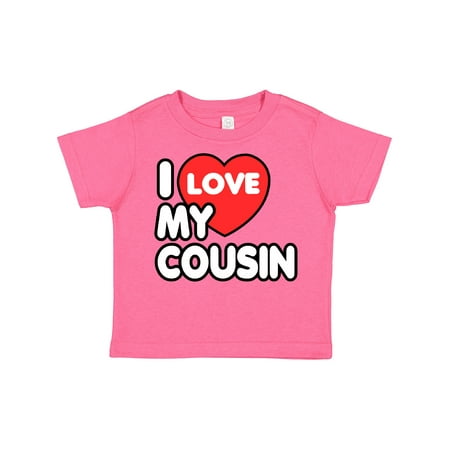 

Inktastic I Love My Cousin Gift Toddler Boy or Toddler Girl T-Shirt
