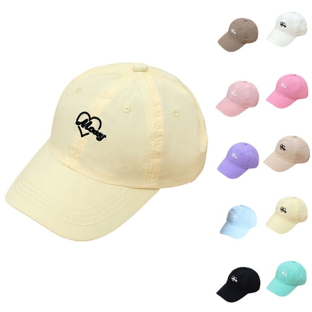 Boy Baseball Hat Lightweight Ponytail Hat Sun Protective Summer Hat